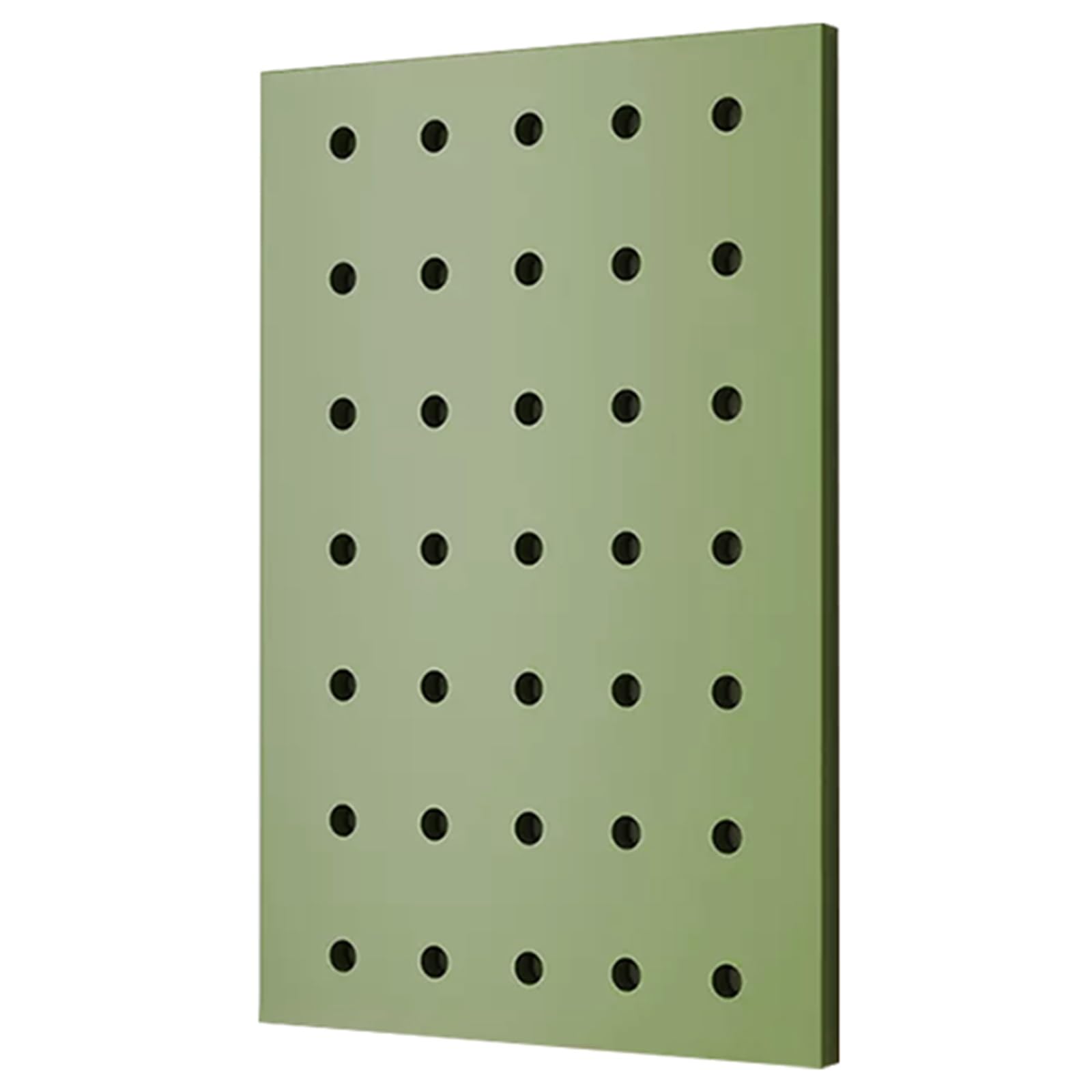 Wand-Organizer aus Holz, Pegboard mit Zubehör, Stecktafel für Zuhause, Bastelraum, Eingang, Büro, Schlafzimmer(Green)