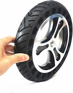 12inch Electric Wheelchair Rear Wheels Accessories, 12 1/2x2 1/4, Wheelchair Replacement Wheels Parts, Aluminum Alloy Hub, Honeycomb Solid Tires, Keyway: 6mm