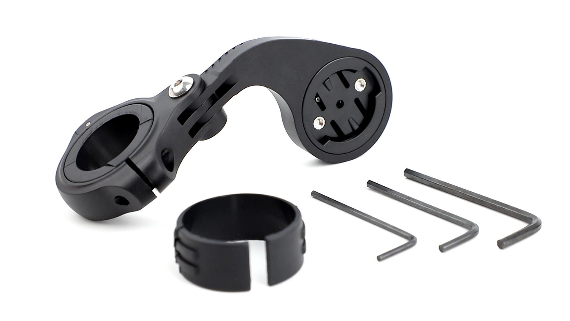 Support Vélo Garmin Edge LORESJOY - Alliage Aluminium, Compatible Edge/Explore/Touring - Guidon 31.8/22.4mm