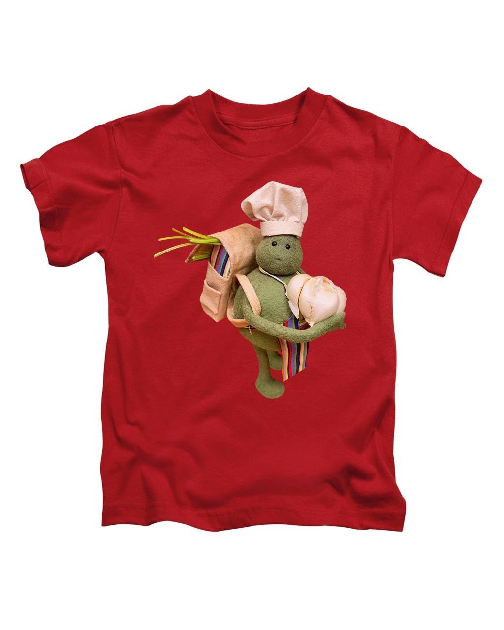 New Spirit Original Tiny Chef Garlic and Backpack mini Chef Cook Cooking Tee T-Shirt Funny Unisex T Shirt Top Red