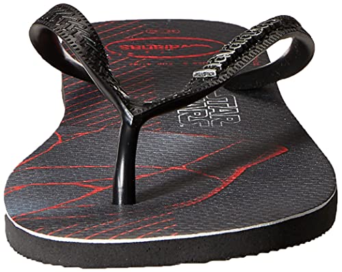 Chinelo Star Wars, Havaianas, Adulto Unissex, Preto/Branco/Preto, 41/42