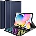 Produktbild IVSO Beleuchtete Tastatur Hülle für Samsung Galaxy Tab S6 lite, [QWERTZ Deutsches], Ultradünn Ständer Schutzhülle mit abnehmbar Wireless Tastatur für Samsung Galaxy Tab S6 lite 10.4 2020, Blau