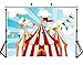 Produktbild AIIKES 7x5FT/2,1Mx1,5M Zirkus Karneval Party Vinyl Fotografie Hintergrund zum Baby Kinder Geburtstag Dekoration Brauch Bunt Banner Foto Hintergrund Foto Studio Prop 11-084