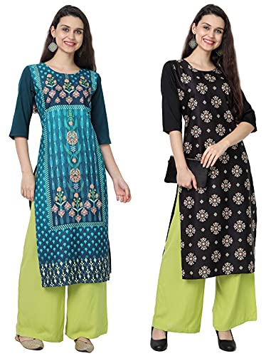Image of Women's Crepe Regular Kurta