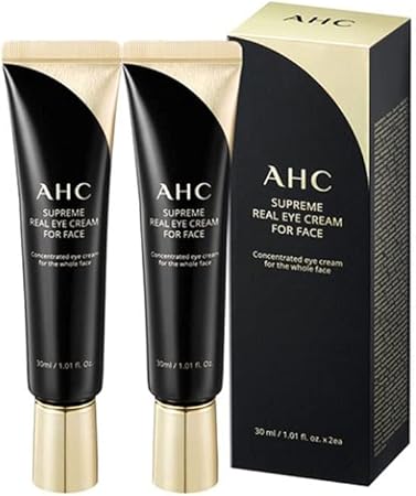 Amazon Co Jp Ahcシュープリームリアルアイクリームポーフェイス30mlx2本セット韓国コスメ Ahc Supreme Real Eye Cream For Face 30ml X 2ea Set Korean Cosmetics 並行輸入品 ビューティー