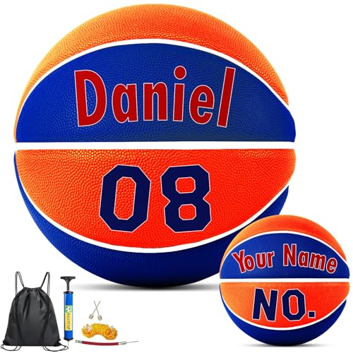 MythicTokens Personalized Basketball with Name Photo Custom Sports Gift Basketball Stuff for Senior...