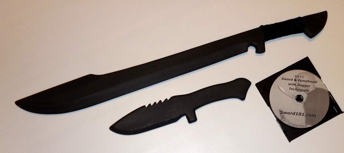Training Commando Practice Sword Tactical Polypropylene Dagger Bowie Knife Instruction DVD Replica