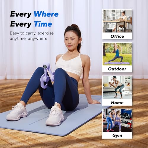 Image of MERACH Thigh Trainer, Pelvic Floor Exercise Devices with Display Counter, Inner Thigh Exerciser for Women, Home Fitness Equipment for Hip /Leg /Butt