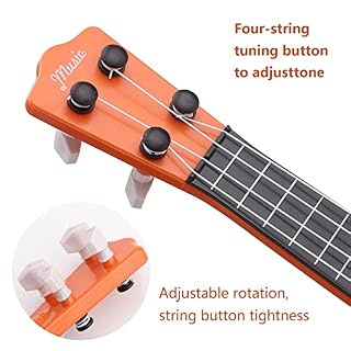 Soprano Ukulélé 38cm Ukulélé pour débutants Guitare Ukulélé pour débutant Guitare Jouet Musical Ukulélé Instrument pour débutants avec Instrument Classique à 4 cordes réglables (Kaki) - Les Beatles, Paul McCartney, John Lennon, RIngo Starr, George Harrison Soprano Ukulélé 38cm Ukulélé pour débutants Guitare Ukulélé pour débutant Guitare Jouet Musical Ukulélé Instrument pour débutants avec Instrument Classique à 4 cordes réglables (Kaki) – Image 5