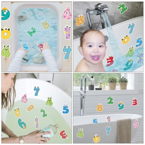 Pegatinas antideslizantes para bañera evitan caídas de bebés pack de 10 5
