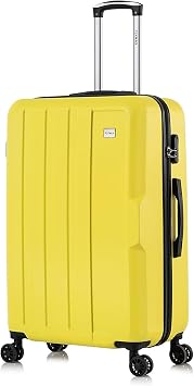 55x35x20 Cabin Suitcase Carry on Suitcase Hard Shell Hand Luggage Cabin Bag Case Approved For Ryanair EasyJet 2 Small Fits 8kg 10kg 35 Litre Capacity + 3 Digit Lock + Telescopic Handle Cabin Luggage