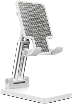 Cell Phone Stand,Adjustable Angle Height Phone Honder for Desk,Fully Foldable Portable Phone Mount,Compatible with All Mobile Phones and Small Tablet.