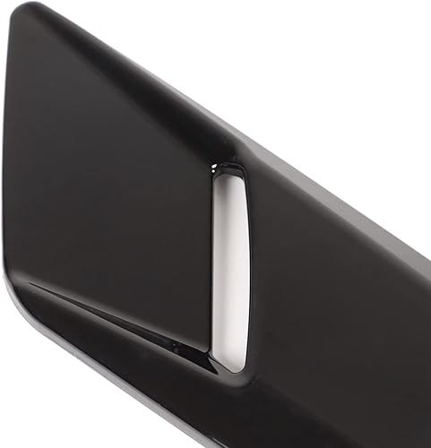 Miniatura 5 de Ajuste de ventilación para capó de automóvil, par de fundas de repuesto para salida de aire para Sport L494 2014‑2022 negro brillante