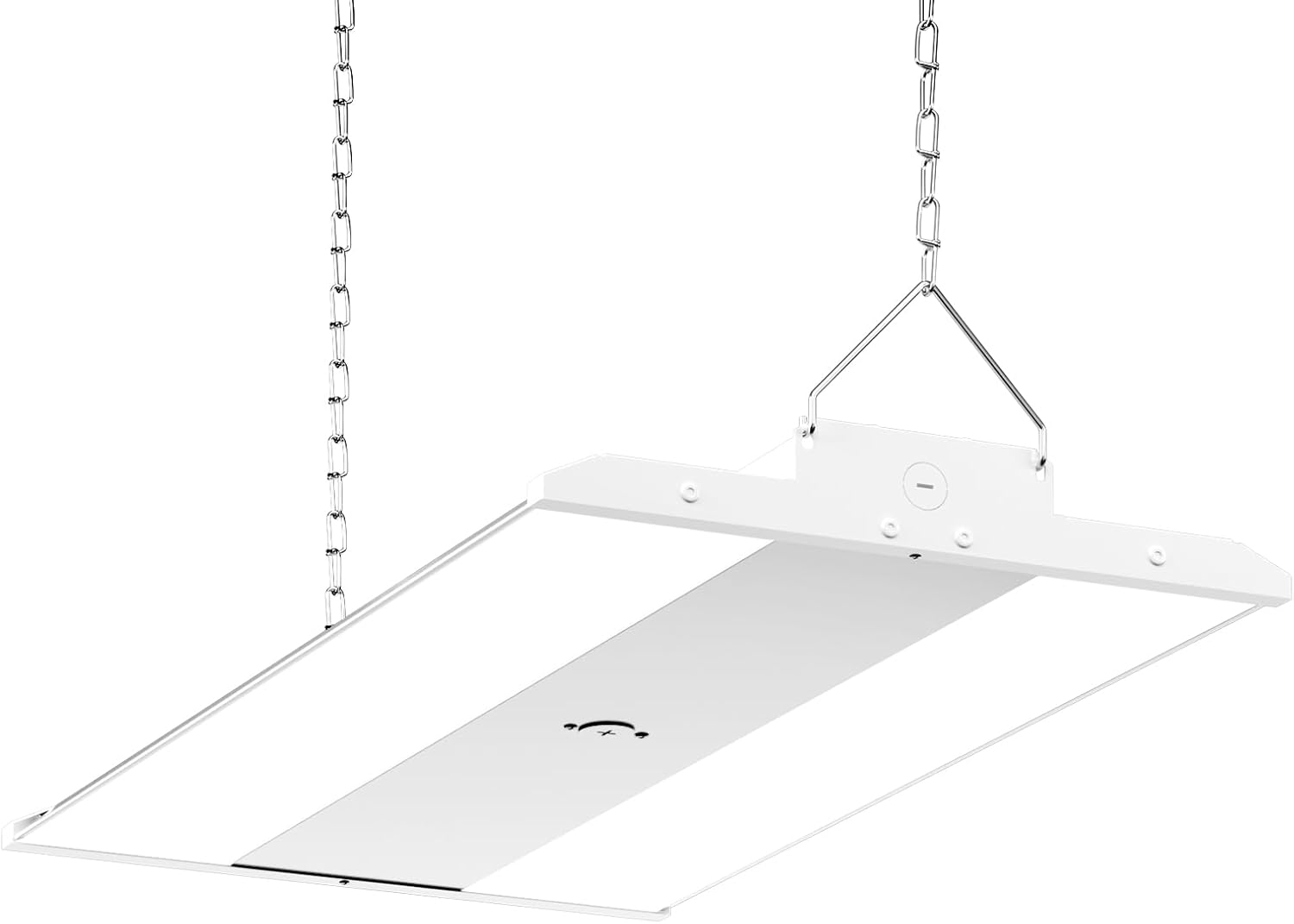 Amico 1 Pack 2FT LED Linear High Bay Light with 3500K/4000K/5000K 3CCT Selectable, 110W/130W/160W, 0-10V Dimmable, 100-277V, 20800LM Super Bright Led Linear Shop Light for Warehouse Workshops, ETL/DLC