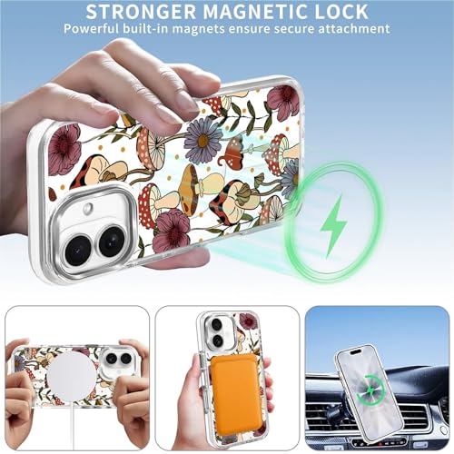 Coque iPhone 17 de protection militaire anti-chute et magnétique transparente - 3