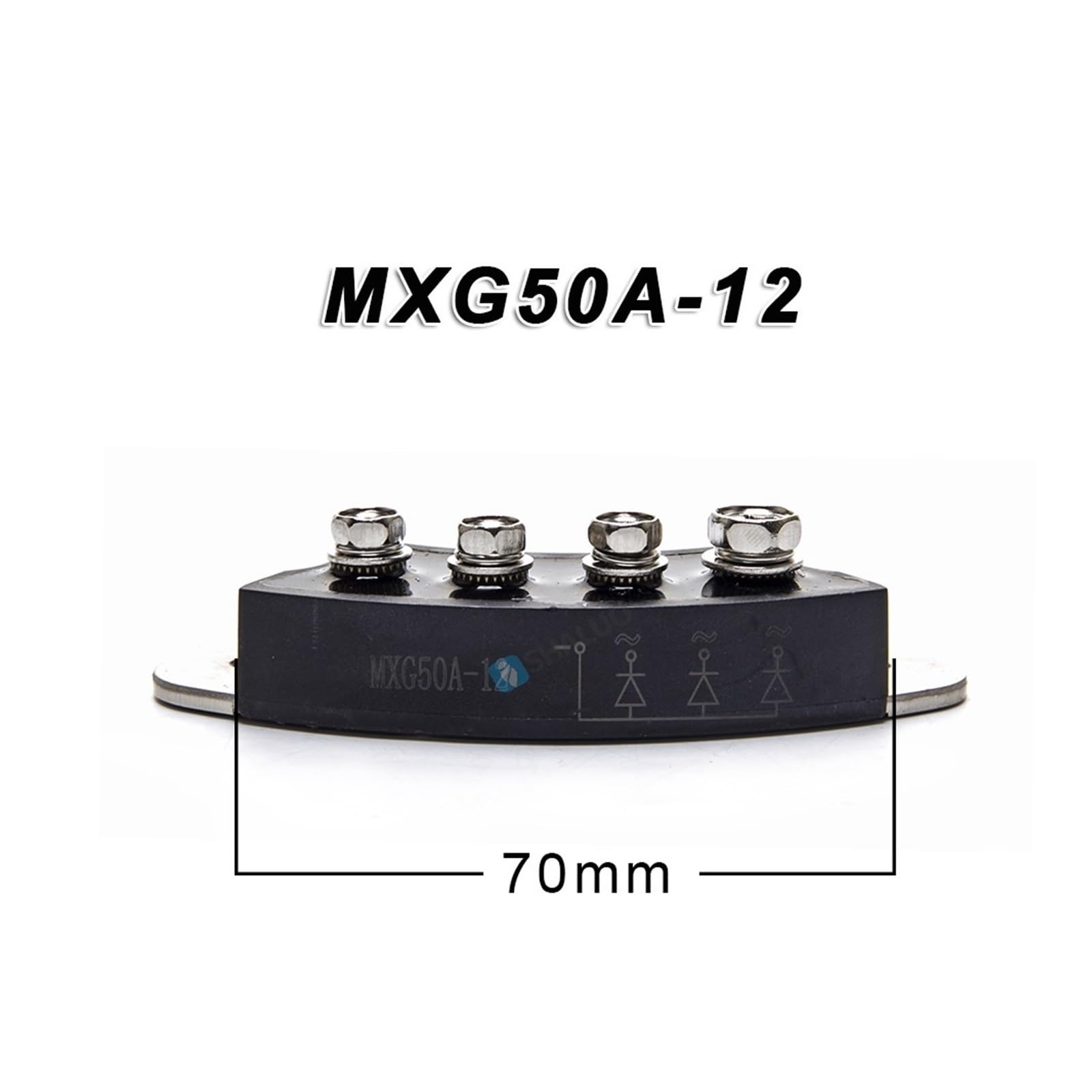 Módulo de diodo recuperación rápida pasivado con vidrio | : for rectificación de generador rotativo 40-70A(50a 70mm)