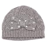 SILVIAN HEACH 1668W cuffia bimba girl grey wool hat [40/37 CM]