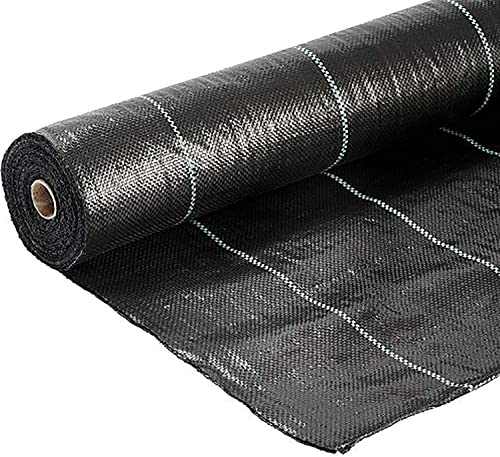 UQUWCUXFI Tela Resistente for Control de malezas - Tela de Base estabilizada contra Rayos U-V for jardinería y paisajismo(0.5mx110m)