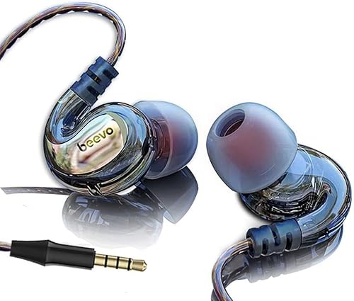 Miniatura 8 de Auriculares deportivos con cable con micrófono, 0.138 in Plug Jack Auriculares con gancho sobre la oreja, auriculares con gancho para correr en la