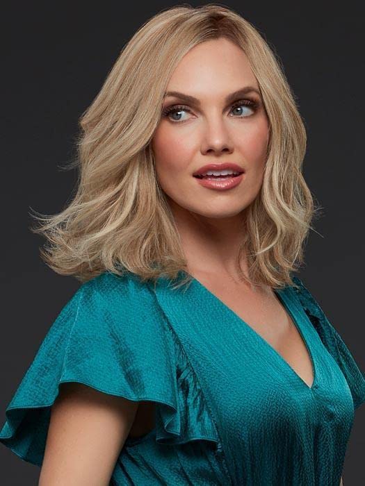 Carrie Hand Tied Lace Front & Monofilament Remy Human Hair Wig by Jon Renau in 32F, Cap Size: Average, Length: Medium