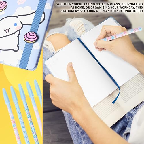 Image of Get Trend Cinnamoroll Sanrio Girls Stationery Set, 4 Piece School Supplies