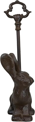 Miniatura 4 de Ebros Gift Portero de hierro fundido con mango largo, taxidermia abstracta 3D, escultura de arte 3D de 15.25 pulgadas de alto para el hogar o la