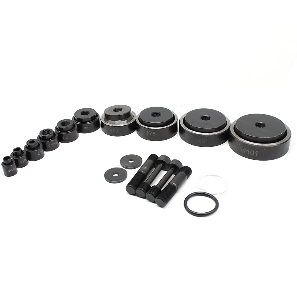 Perforatrice hydraulique pour tôle hydraulique - Kit de perforation hydraulique - Presse d'atelier - Pompe hydraulique - Presse hydraulique - Presse hydraulique - En métal - Industriel