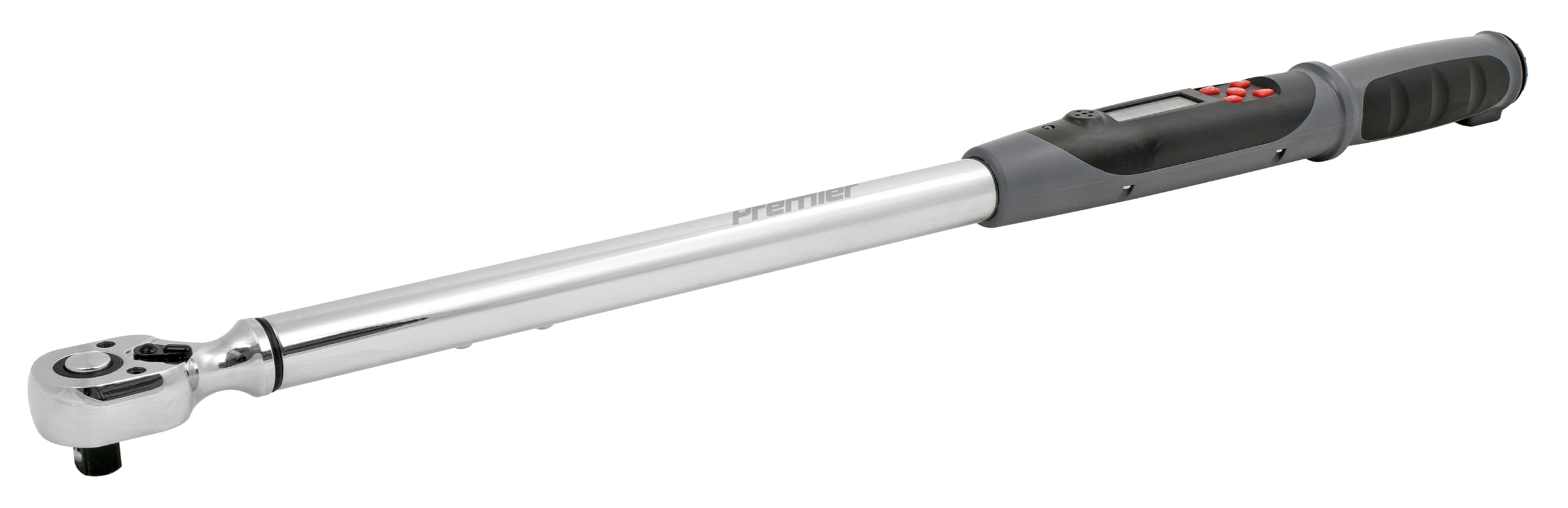 Sealey Premier 1/2" Sq Drive Digital Torque Wrench with Angle Function 30-340Nm (22-250.lb.ft) - STW310, Silver - Image 2