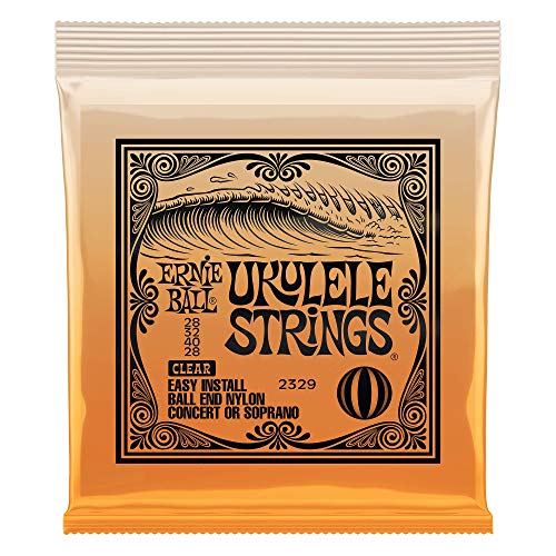 Ernie Ball Ukulele Ball End Nylon-Saiten, klar