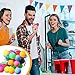 Lewtemi 300 Pack 2.4g 40 mm Table Tennis Balls Bouncy Party Decoration Entertainment Plastic Table Tennis Balls for Games Arts Sports Activities(Colorful)