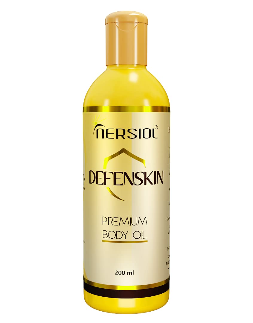 NERSIOL Defenskin Premium Body Oil Combo Pack Glowing Skin & Moisturizing Dry Skin Body Oil Anti Aging body Oil For Women & Men (200ml) (Pack of 1)