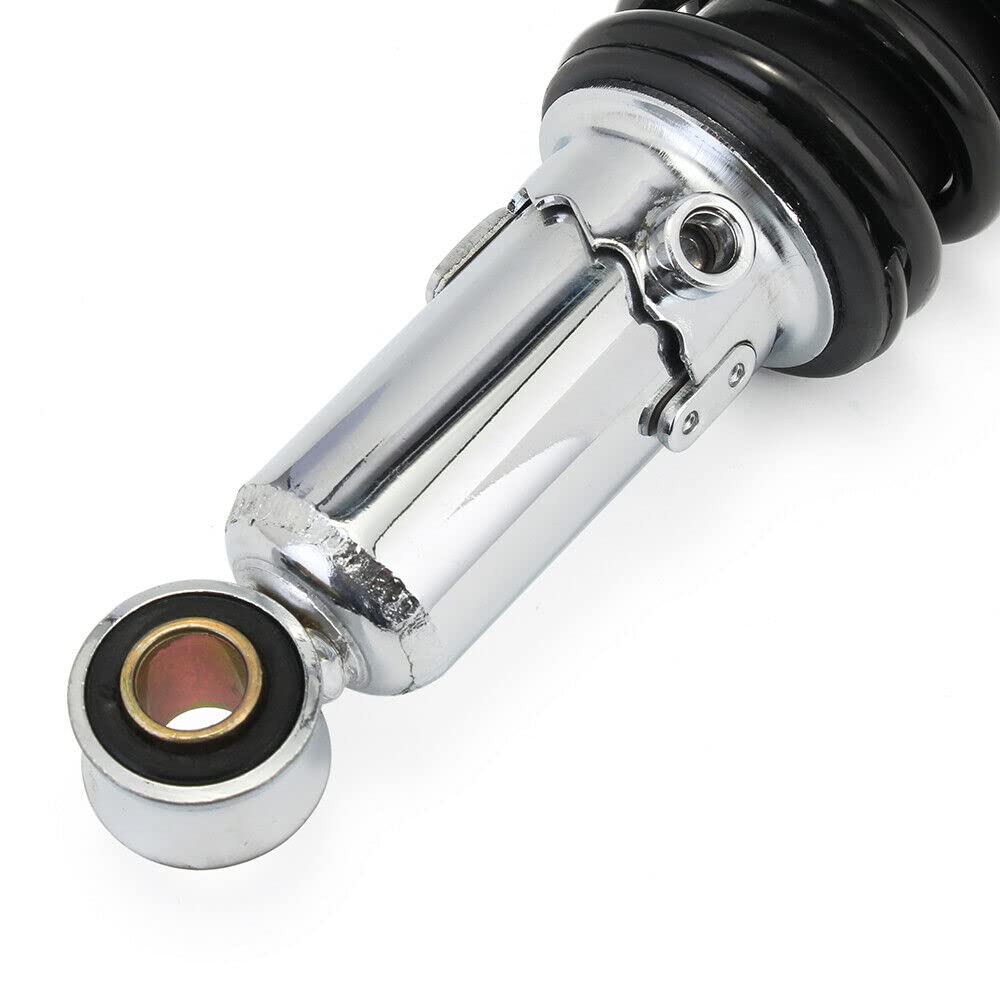 400mm 15.75 Cal 7mm Wiosna Uniwersalny Powietrza Amortyzator Dla Motocykl Tylne Zawieszenie ATV Quad Skuter Dirt Bike Dla XJR400 SR400 SR500 GSX400 Noire