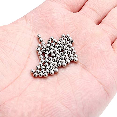 SCERRING 80PCS 16G 316L Surgical Steel Externally Threaded Replacement Balls Body Jewelry Piercing Barbell Parts for Women Men 3mm 5mm3