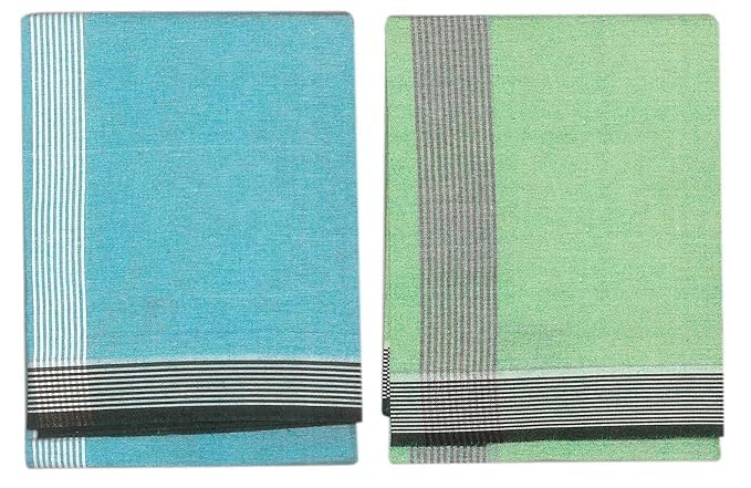 Image of Men's Cotton Lungi | Traditional Indian Wear | Soft & Breathable Checked Lungis for Daily Comfort, Home Wear & Casual Use | Free Size Wrap