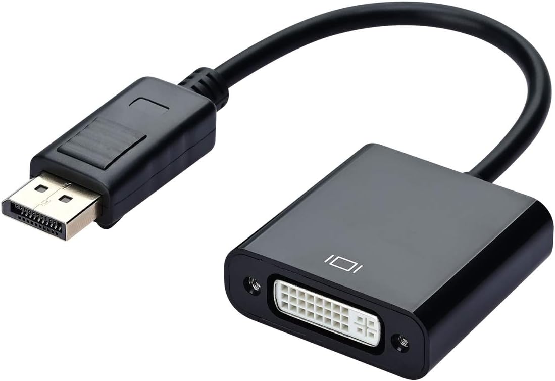 Cavo Adattatore DAUERHAFT Da DisplayPort A VGA 1.8m - Convertitore DP A VGA Con Connettori Placcati Oro, Risoluzione 1080p, Per PC, Laptop, Monitor E Proiettori - 5