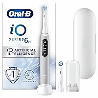 Oral-B Spazzolino Elettrico Ricaricabile iO 6 Grigio, 2 Testine Di Ricambio