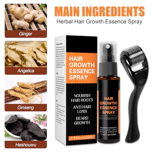 Spray para el Crecimiento del Cabello, Spray Anticaida de Cabello y Crece Pelo, Sérum Para Crecimiento del Cabello Tratamiento para el Crecimiento, Nutrir los Folículo Piloso para Mujeres y Hombres - imagen 2