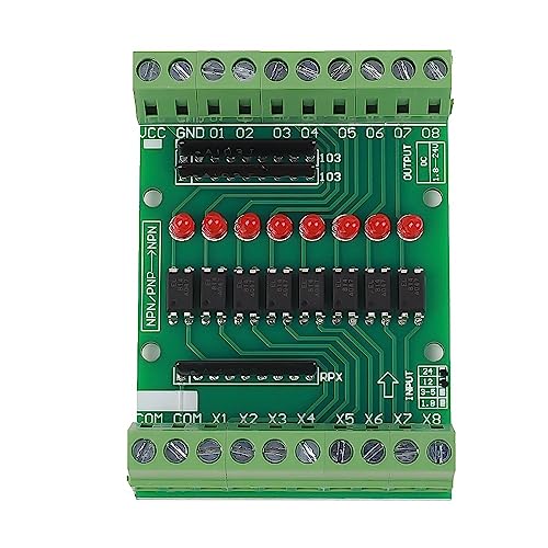 Convertisseur de signal optocoupleur 8 canaux pour rail DIN