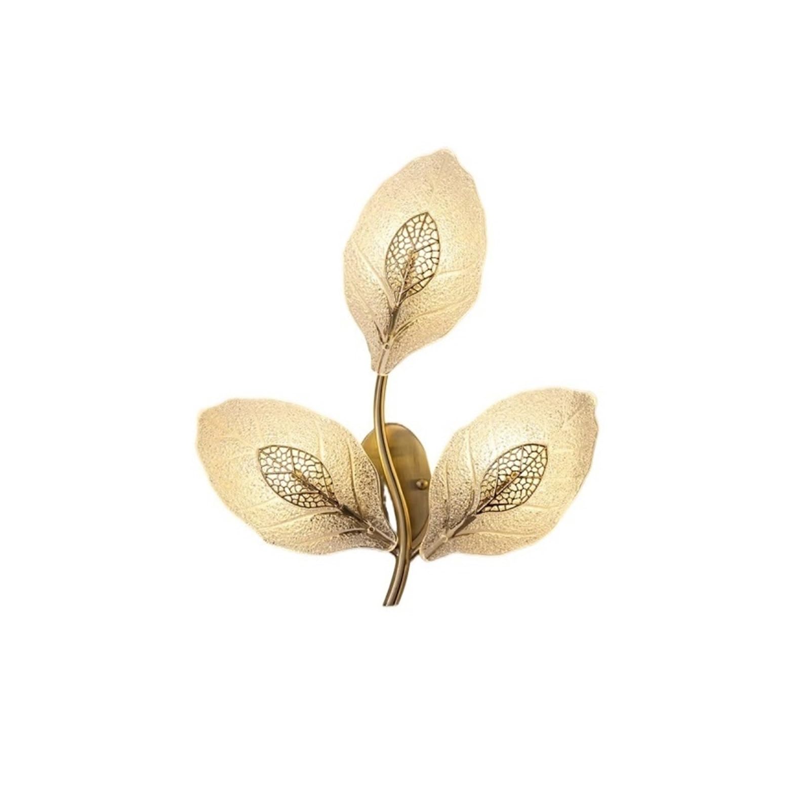 Cjhfr472sg One Color Bedroom Golden Aisle Light Luxurious Leaves Creative Living Room Background Wall Decoration Lighting Fixtures Decor