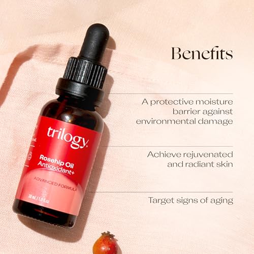 Trilogy Certified Organic Rosehip Oil Antioxidant+ Duo, With Enriching Antioxidants & Essential Fatty Acids, 1.0 fl oz Each - thumbnail 3