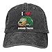 I Love Garbage Trucks Adjustable Snapback Cap Baseball Cap Vacation Jeans Hat for Men Women Boy Girl Cap Black