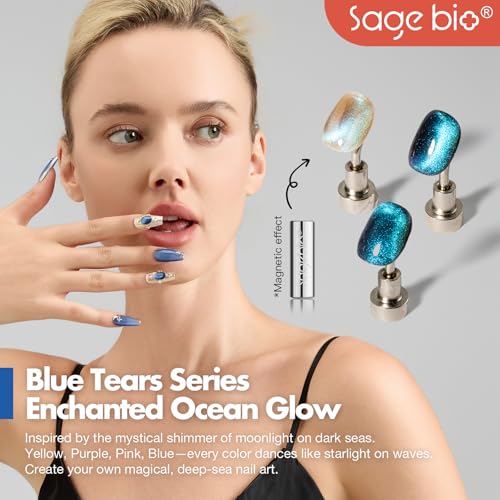 Esmalte de uñas gel efecto ojo de gato 15ml miniatura 2