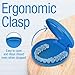 IMPRESA 3-Pack Slim Dental Appliance Case - Secure Pocket Retainer Case - Ming Solid Plastic - Clasp Closure & Textured Liner - Easy-Open Travel Storage