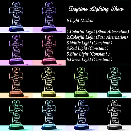 Image of Qianwei Crystal Cross Jesus Inspirational Gifts Religious Catholic Baptism Communion Confirmation Gifts for Women Sister