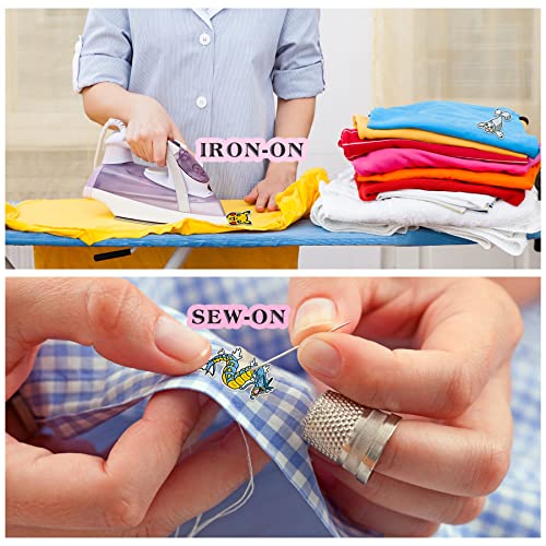 Iron On Patches 30 Pieces Anime Pocket Monster Embroidered Iron On/Sew On Decorative Applique Patch Patches For Diy Jeans, Jackets, Shirts, Bag, Caps #TOP6