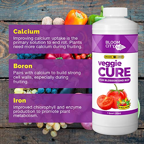 Veggie Cure para podredumbre apical de Bloom City, fertilizante líquido 32 oz miniatura 4