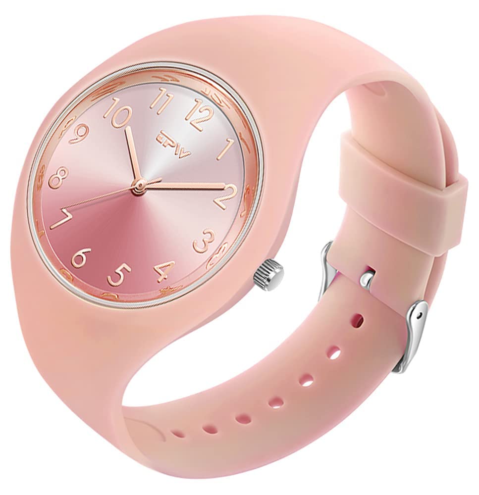 Gosasa Womens Watch Analog Display Silicone Band Wrist Watch