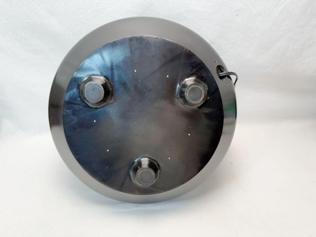 茶道具 唐銅製 野々田面取風炉 古銅色 電熱器 敷板 2点セット元箱 【