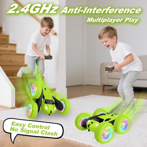 image for FDCTR Remote Control Car, Stunt RC Cars, 2.4GHz Double Sided 360° Fli