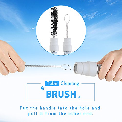 Cpap Tube Cleaning Brush – 7Ft Flexible Stainless Cpap Mask And Tube Cleaning Brush And Handy 7.28In Mask Brush For Standard 22Mm Diameter Tube – 2Pcs #TOP4